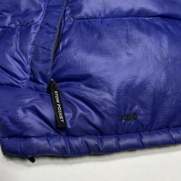 The North Face Nuptse Vest Blue and Black Men's Size L 700 Fill Power Goose Down - Picture 8 of 11